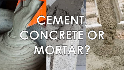 Picture of CEMENT, CONCRETE OR MORTAR? (0.4 points)