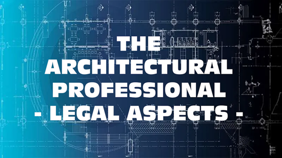 Picture of THE ARCHITECTURAL PROFESSIONAL - LEGAL ASPECTS (1.0 points)