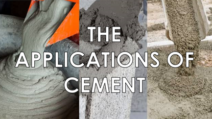 Picture of THE APPLICATIONS OF CEMENT  (0.35 points)