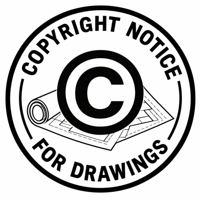 Picture of COPYRIGHT NOTICE FOR DRAWINGS