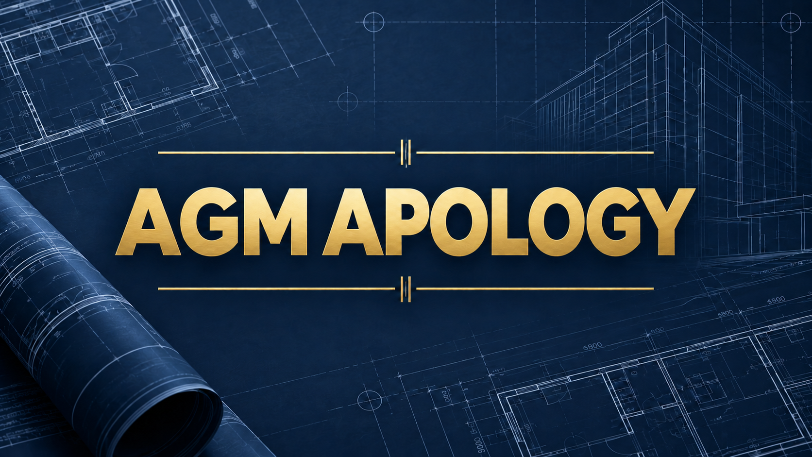 Picture of 39TH AGM 10 OCTOBER 2026: APOLOGY