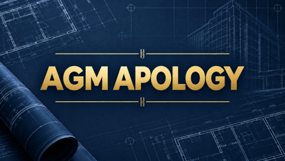 Picture of 39TH AGM 10 OCTOBER 2026: APOLOGY